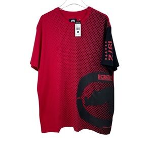 ECKO Unltd Red Black Double Sided T-Shirt Men’s Size XL NWT MSRP $38